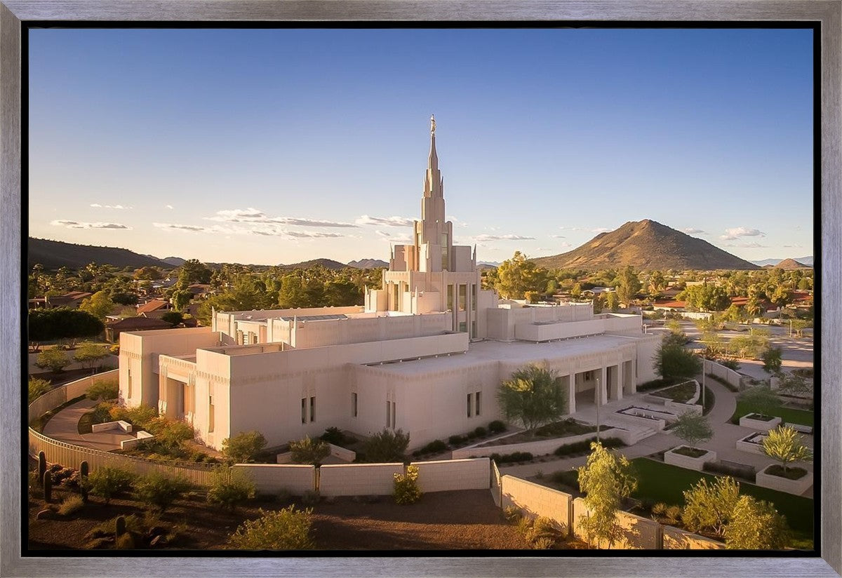 Phoenix Evening Warmth Aerial Gallery Wrap