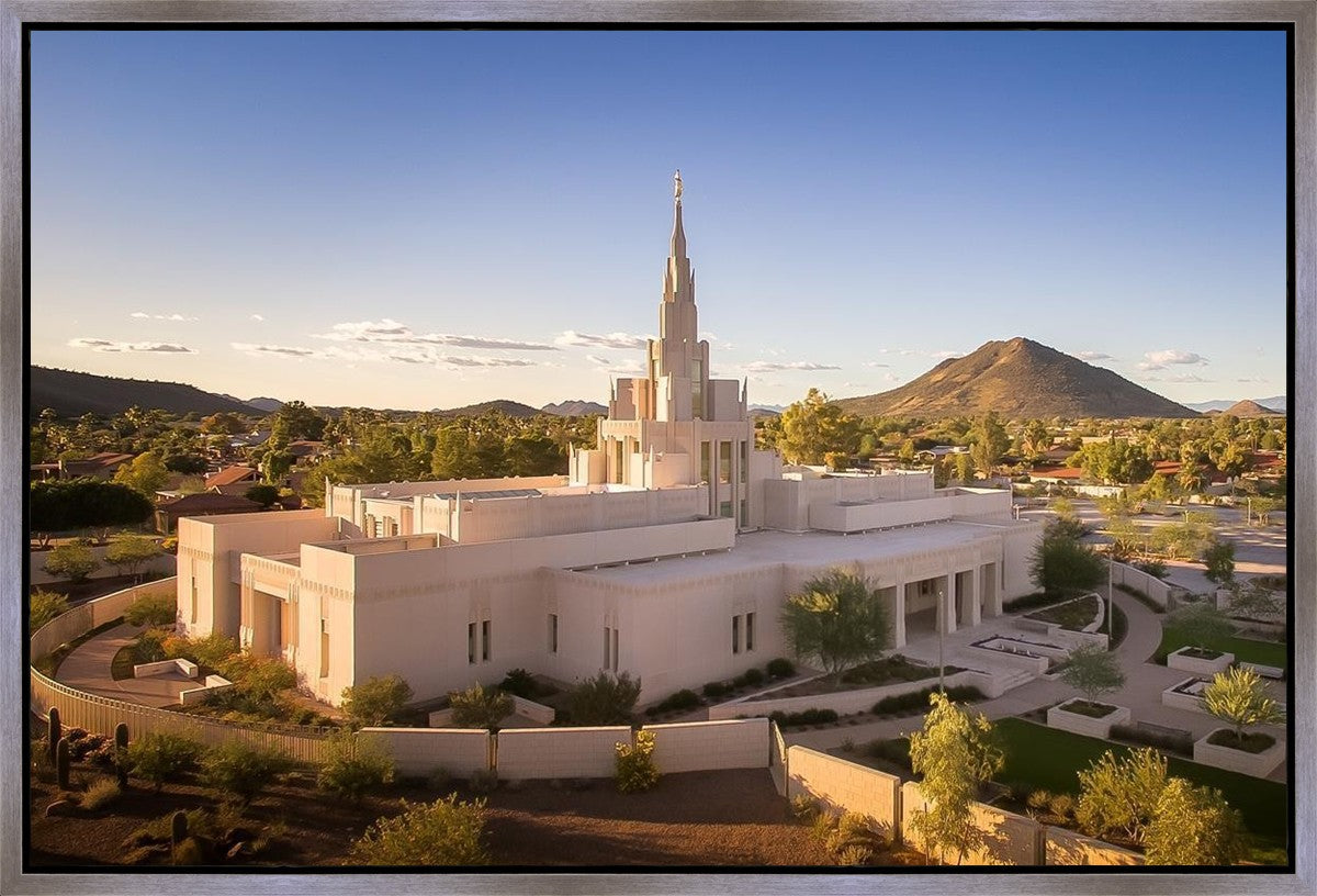 Phoenix Evening Warmth Aerial Gallery Wrap