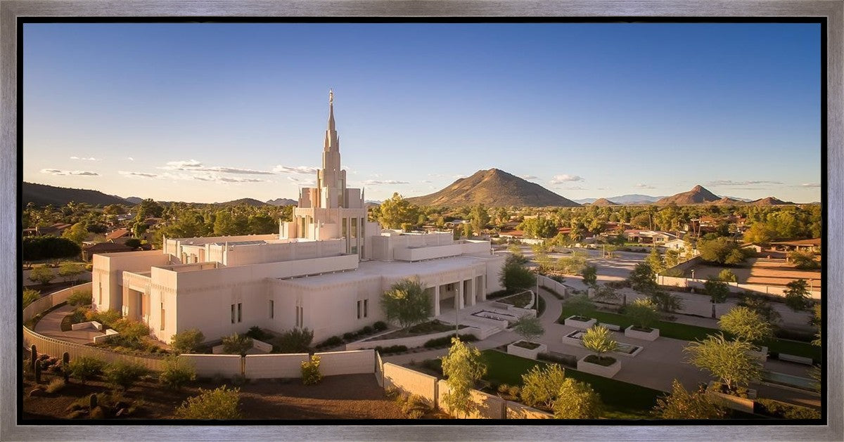 Phoenix Evening Warmth Aerial Gallery Wrap