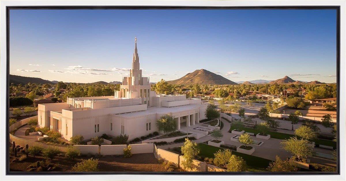 Phoenix Evening Warmth Aerial Gallery Wrap