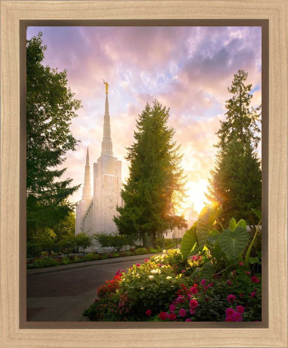 Portland Garden Circle Gallery Wrap