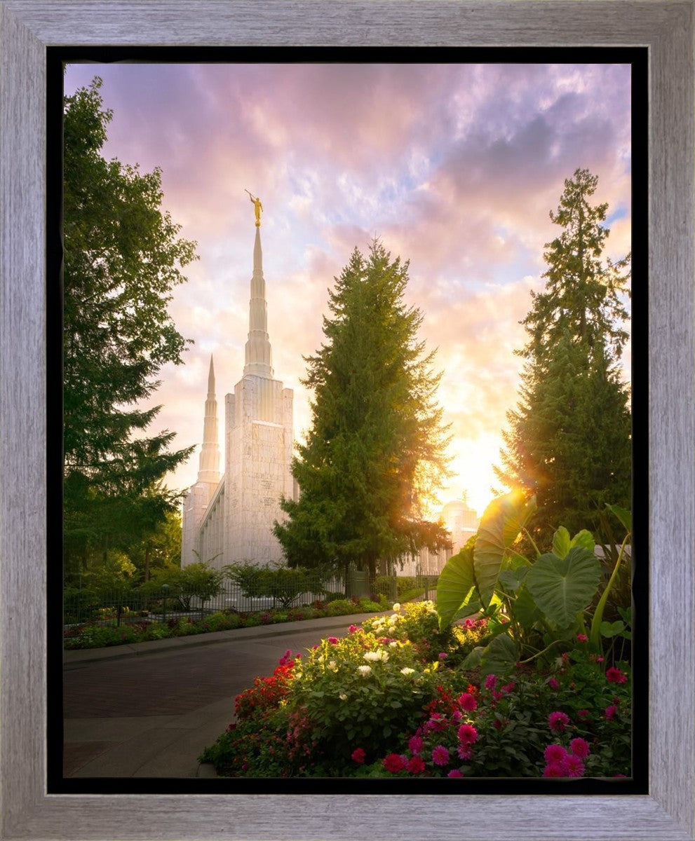 Portland Garden Circle Gallery Wrap