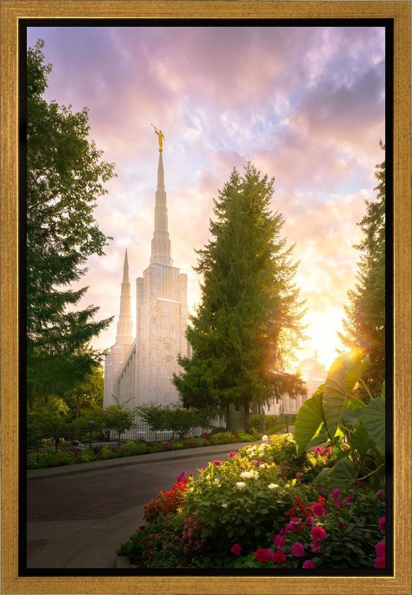 Portland Garden Circle Gallery Wrap