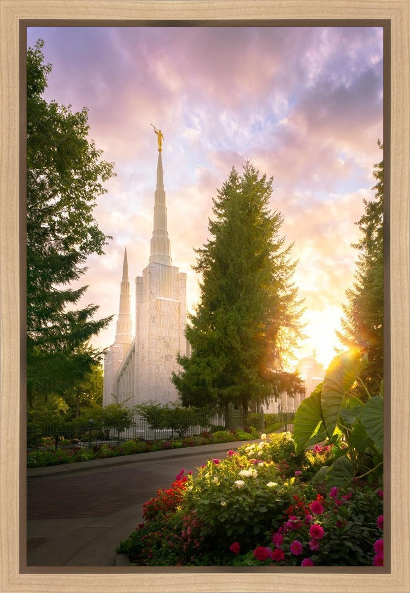 Portland Garden Circle Gallery Wrap