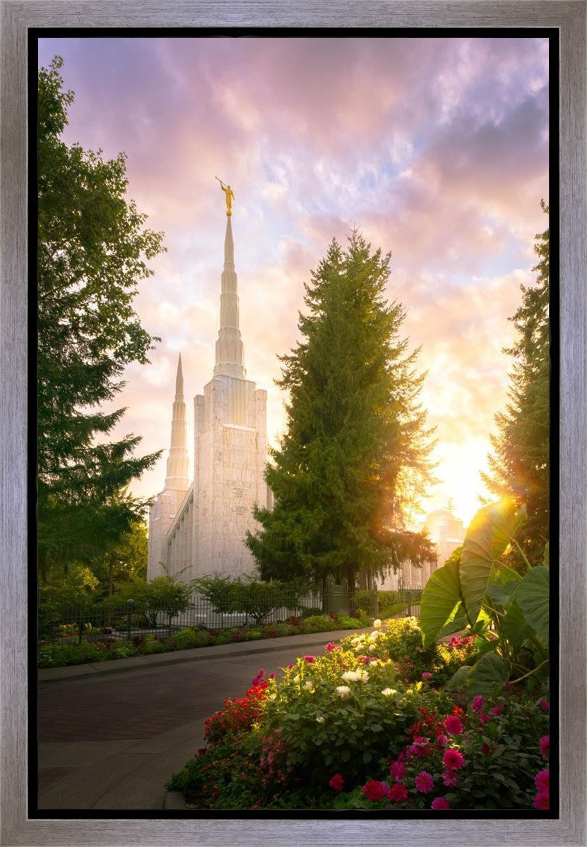 Portland Garden Circle Gallery Wrap