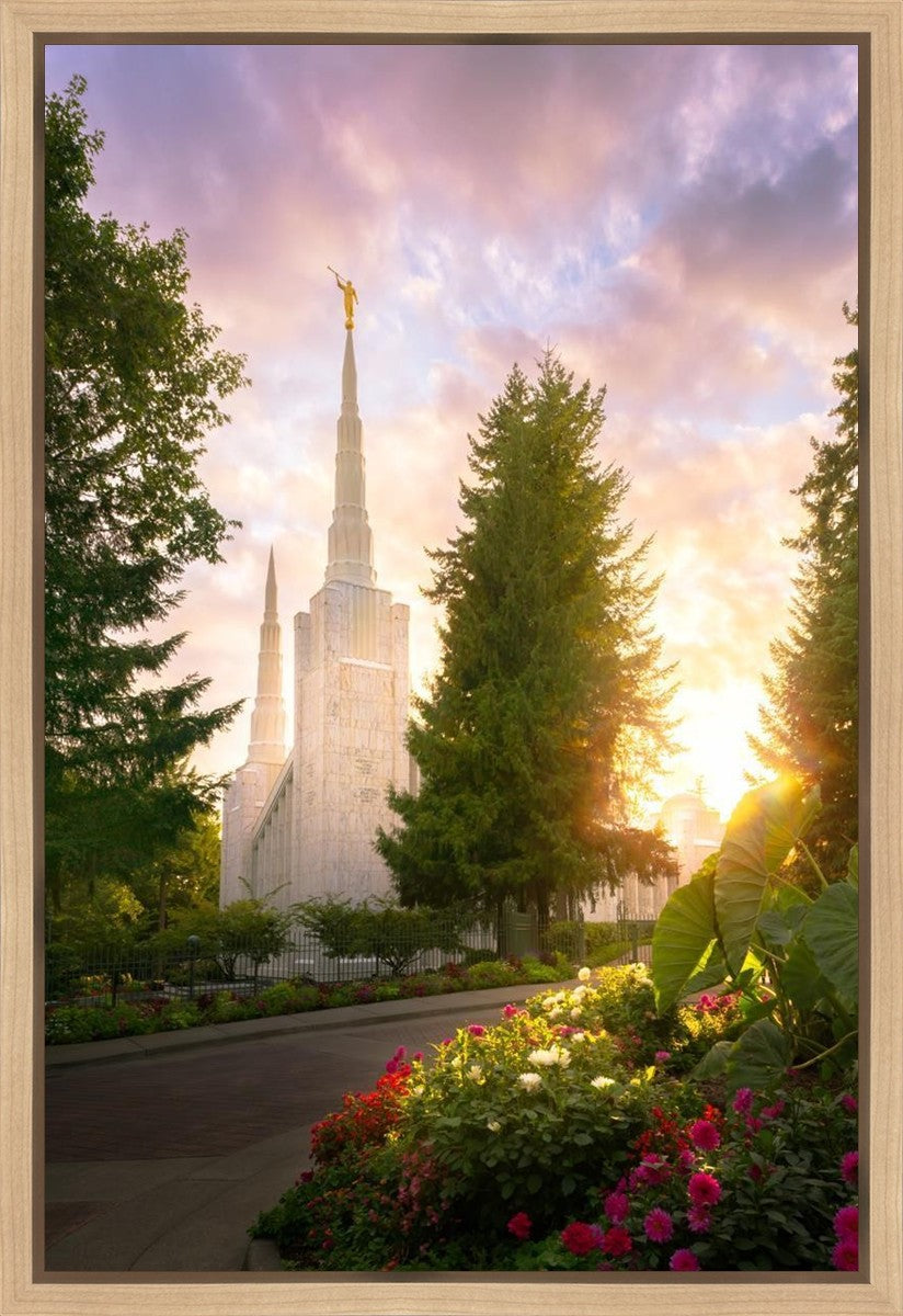 Portland Garden Circle Gallery Wrap