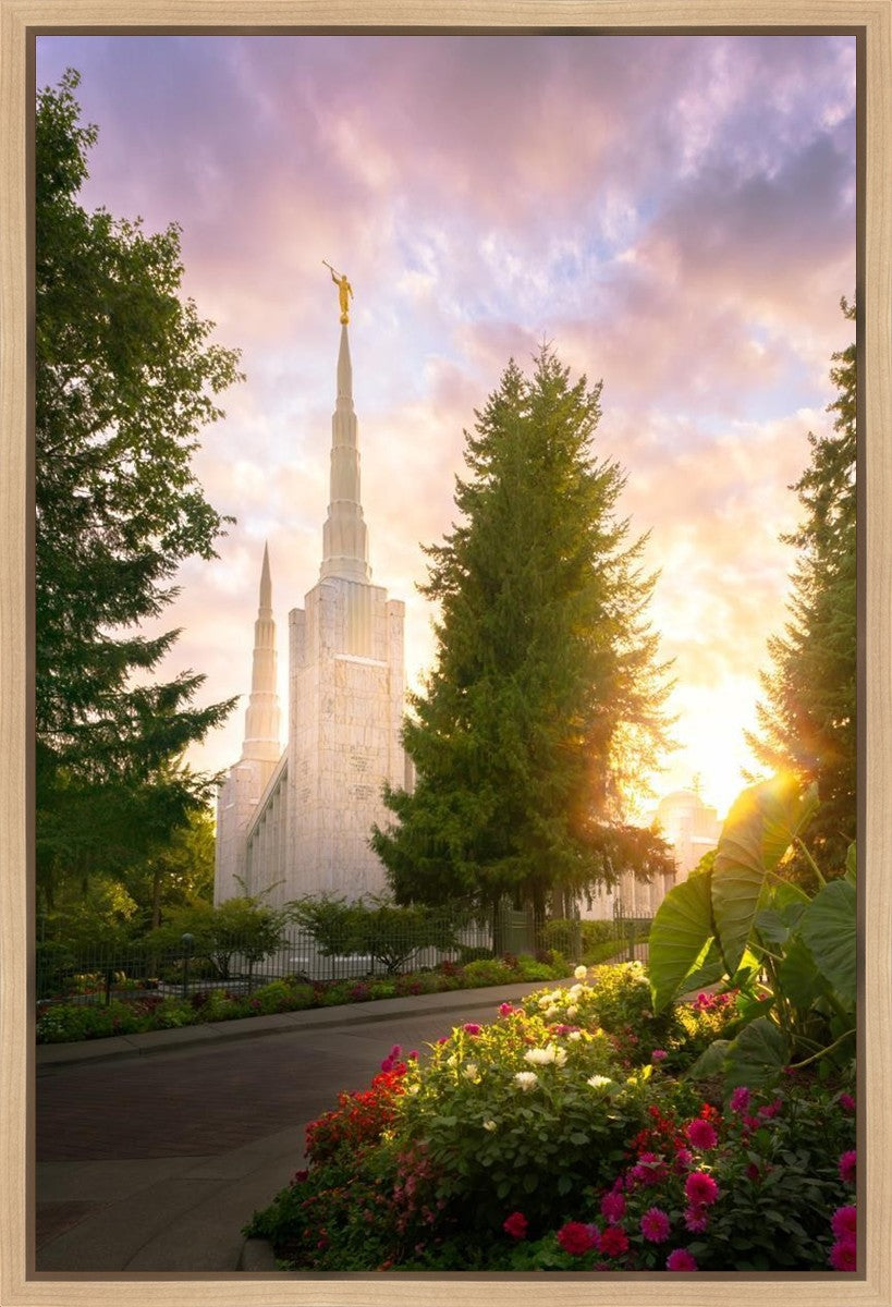Portland Garden Circle Gallery Wrap