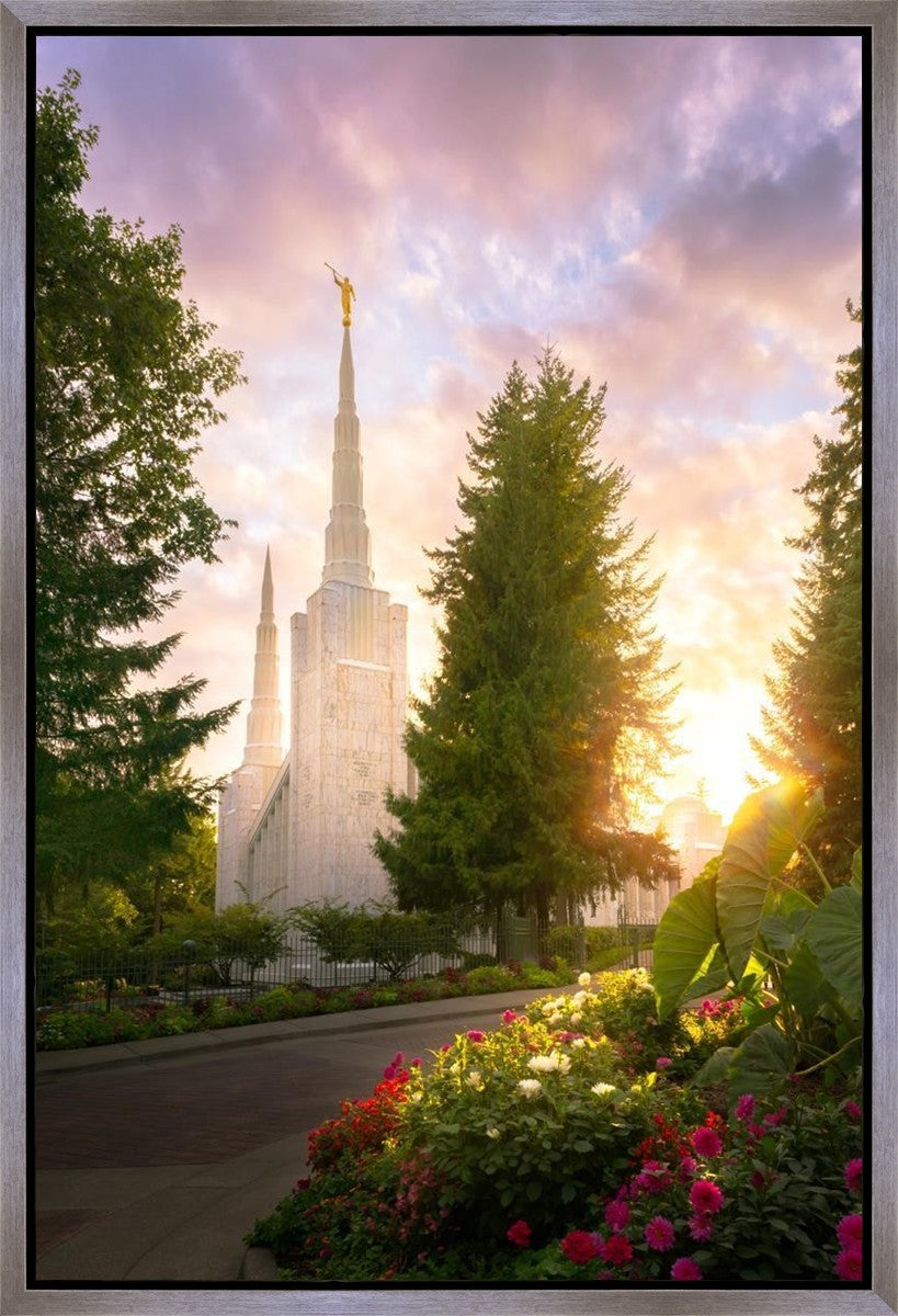Portland Garden Circle Gallery Wrap