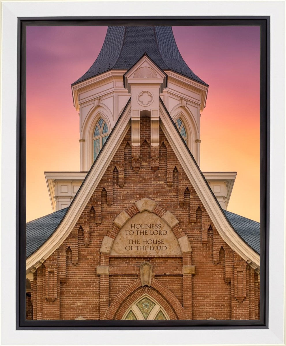 Provo City Center Front Glow Gallery Wrap