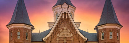 Provo City Center Front Glow