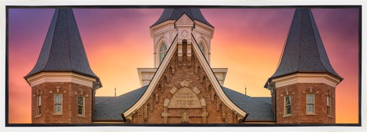 Provo City Center Front Glow Gallery Wrap