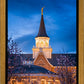 Provo City Center Blue and Gold