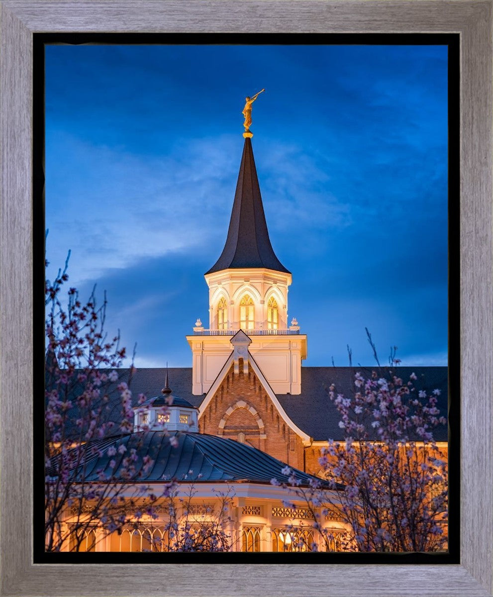 Provo City Center Blue and Gold Gallery Wrap