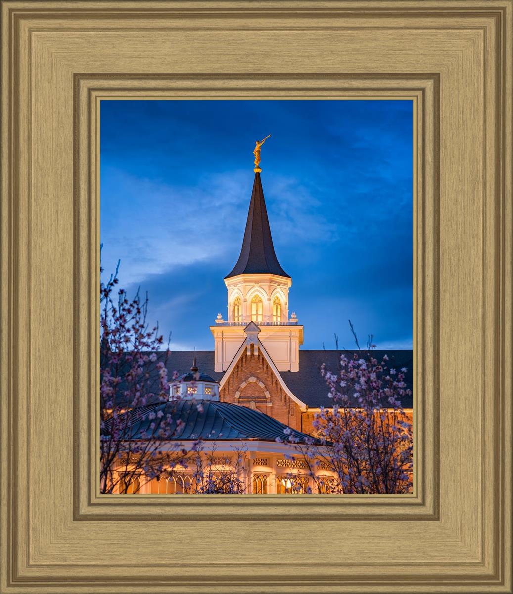 Provo City Center Blue and Gold