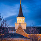 Provo City Center Blue and Gold