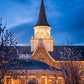 Provo City Center Blue and Gold