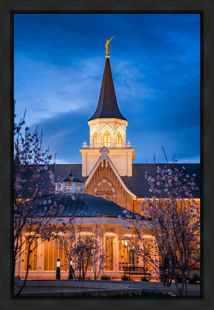 Provo City Center Blue and Gold Gallery Wrap