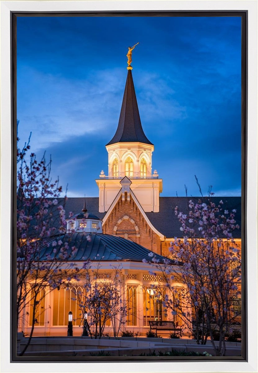 Provo City Center Blue and Gold Gallery Wrap