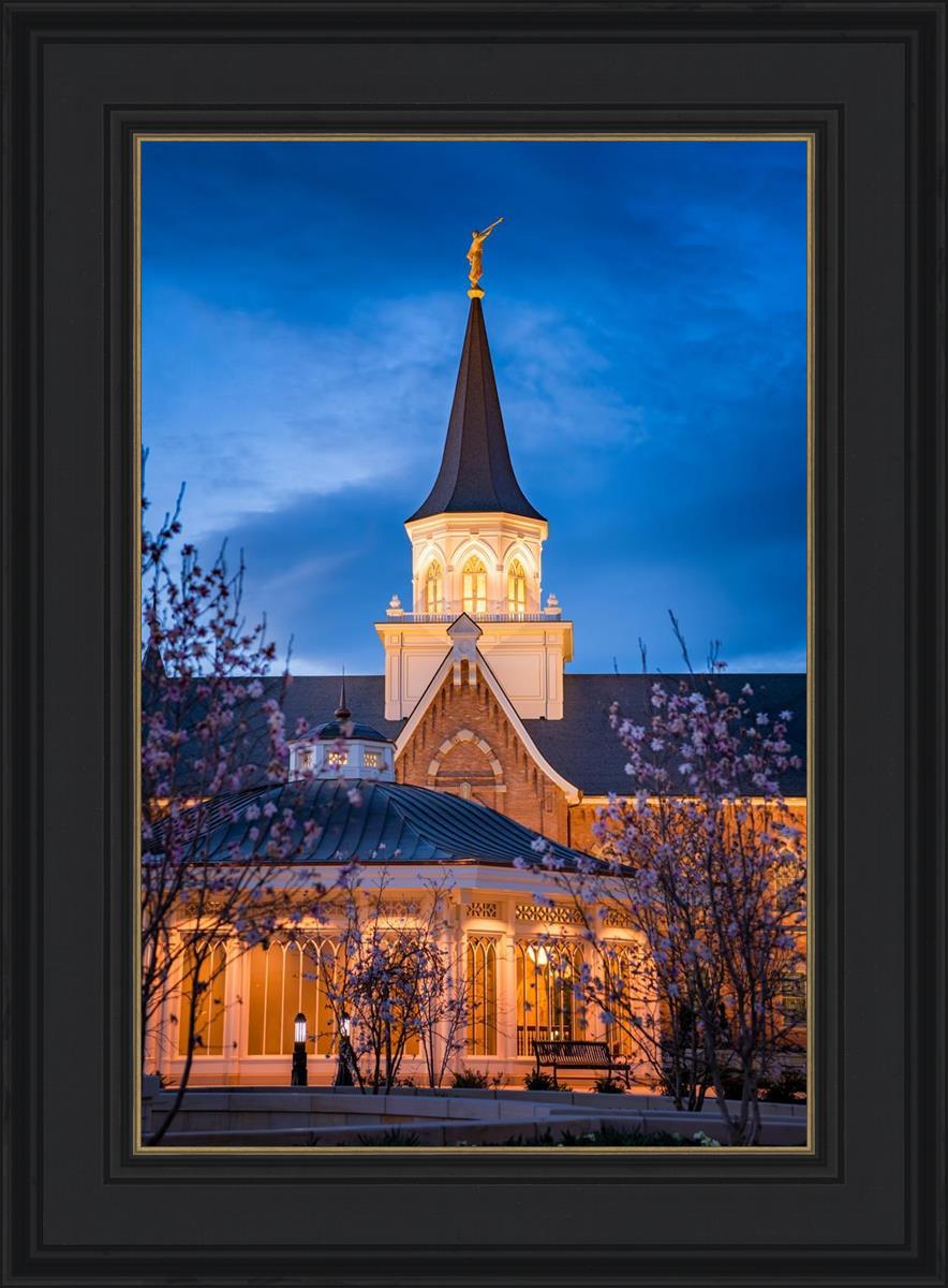 Provo City Center Blue and Gold