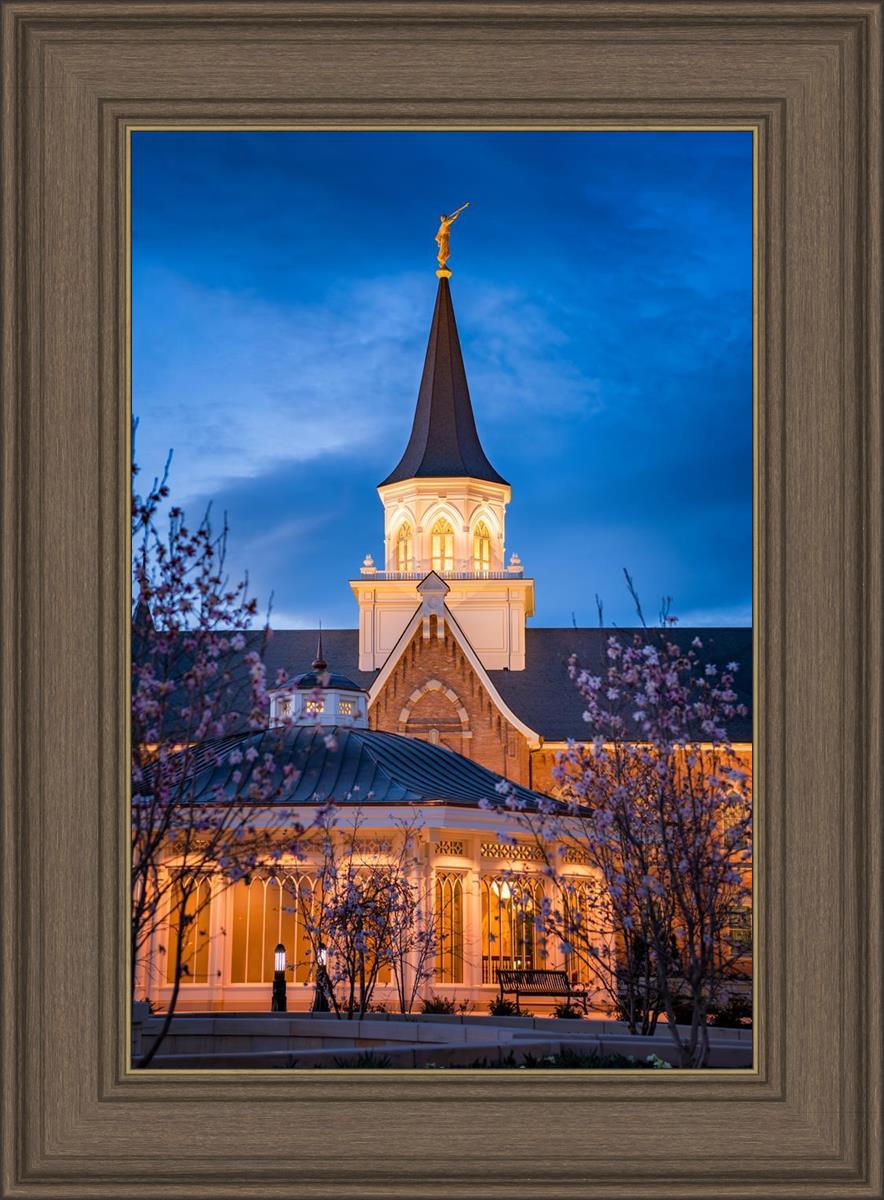 Provo City Center Blue and Gold