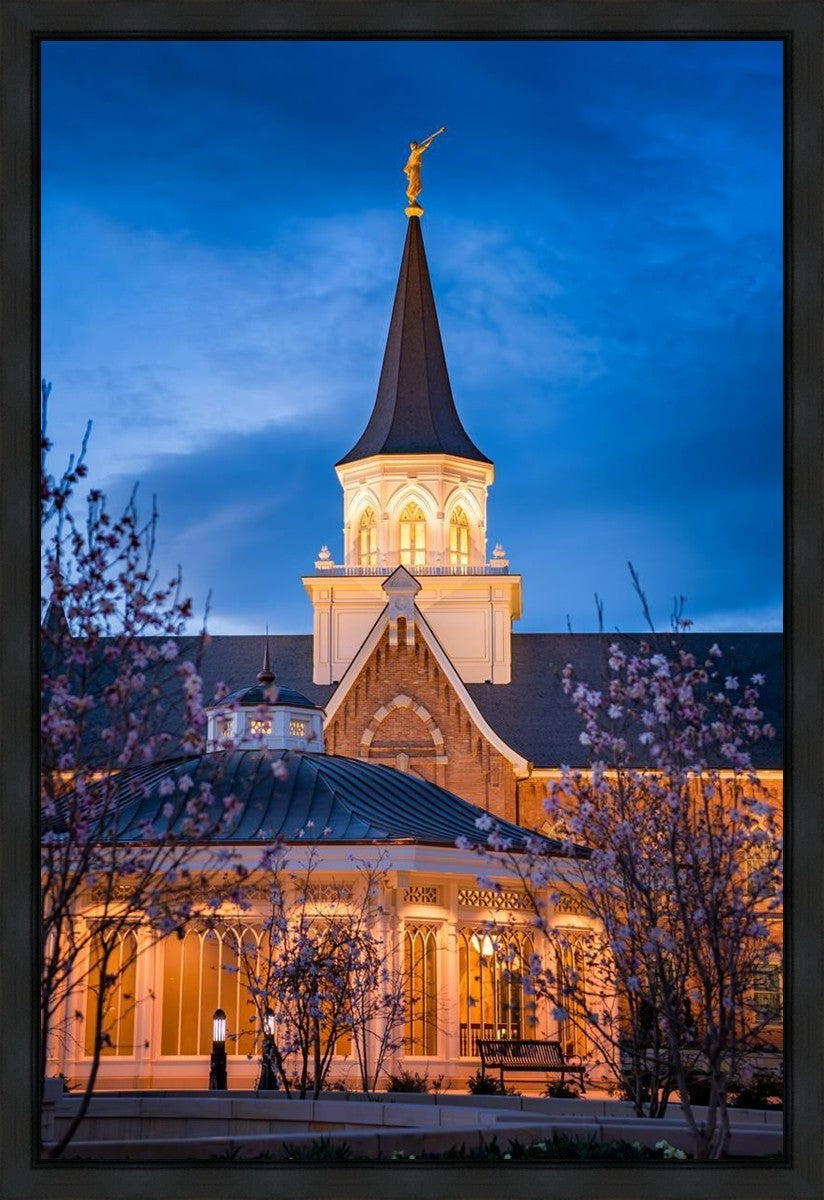 Provo City Center Blue and Gold Gallery Wrap