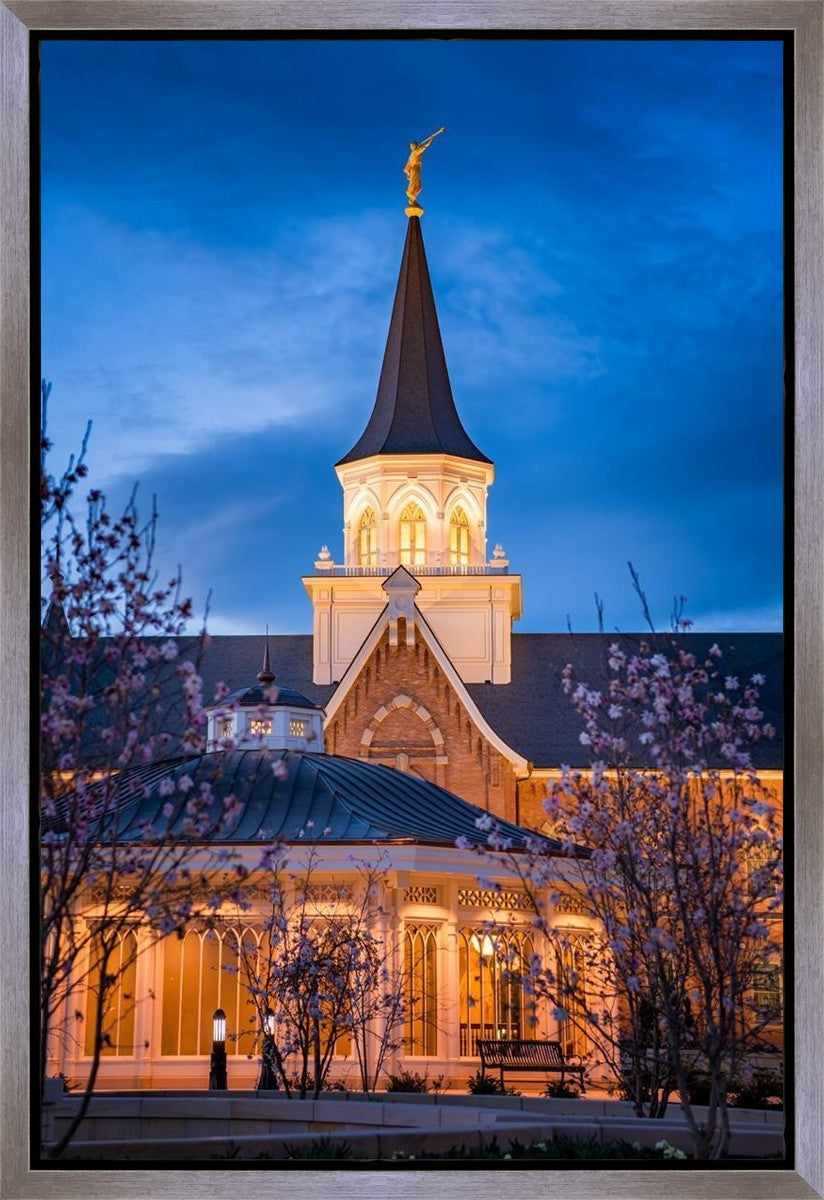 Provo City Center Blue and Gold Gallery Wrap