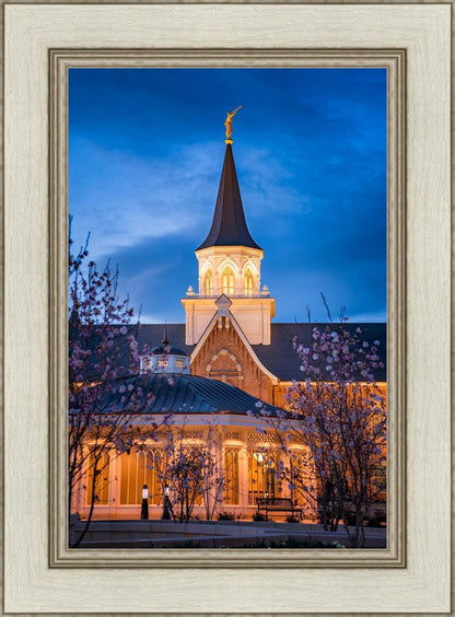 Provo City Center Blue and Gold