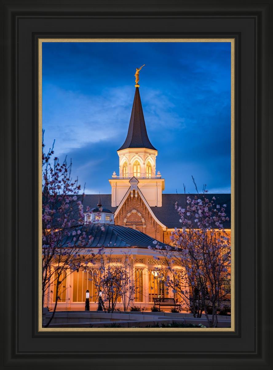 Provo City Center Blue and Gold