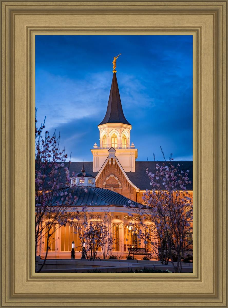 Provo City Center Blue and Gold
