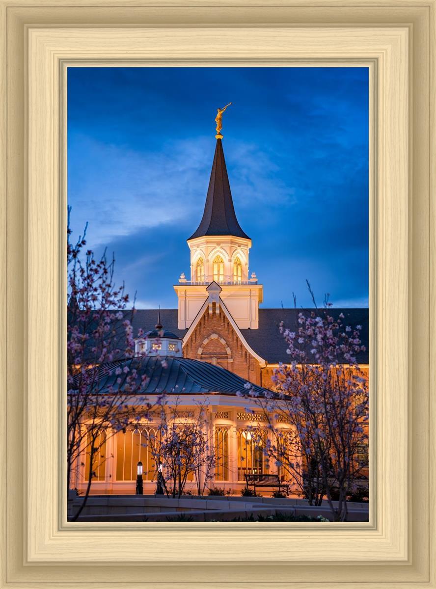Provo City Center Blue and Gold