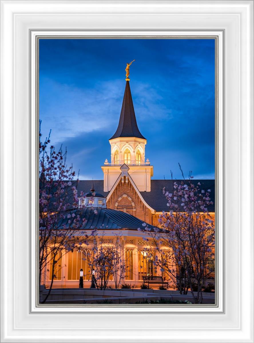 Provo City Center Blue and Gold