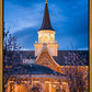 Provo City Center Blue and Gold