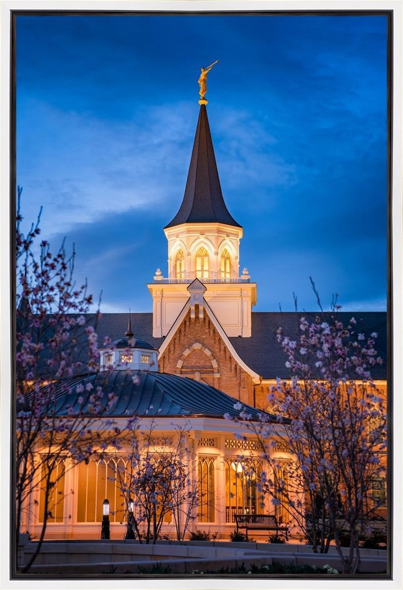Provo City Center Blue and Gold Gallery Wrap