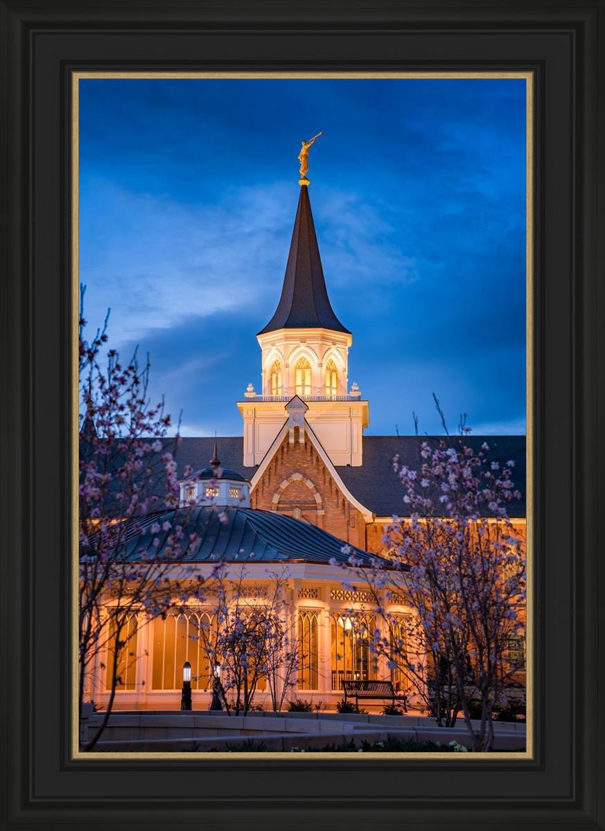 Provo City Center Blue and Gold