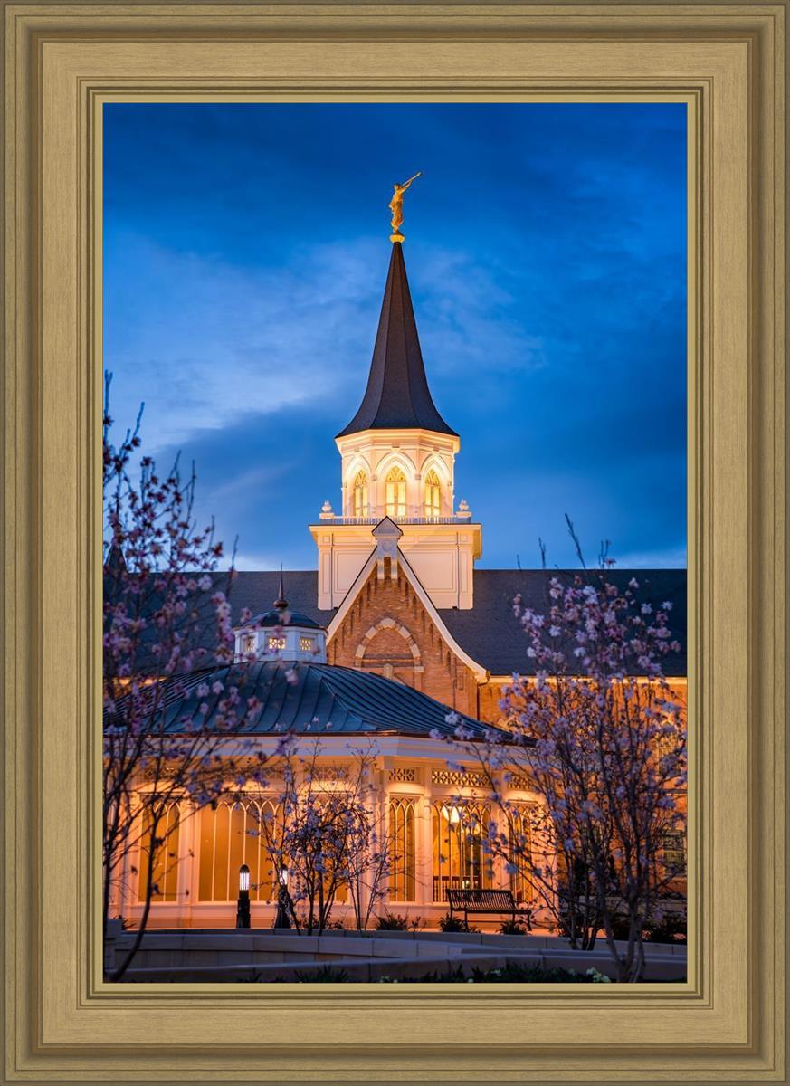 Provo City Center Blue and Gold