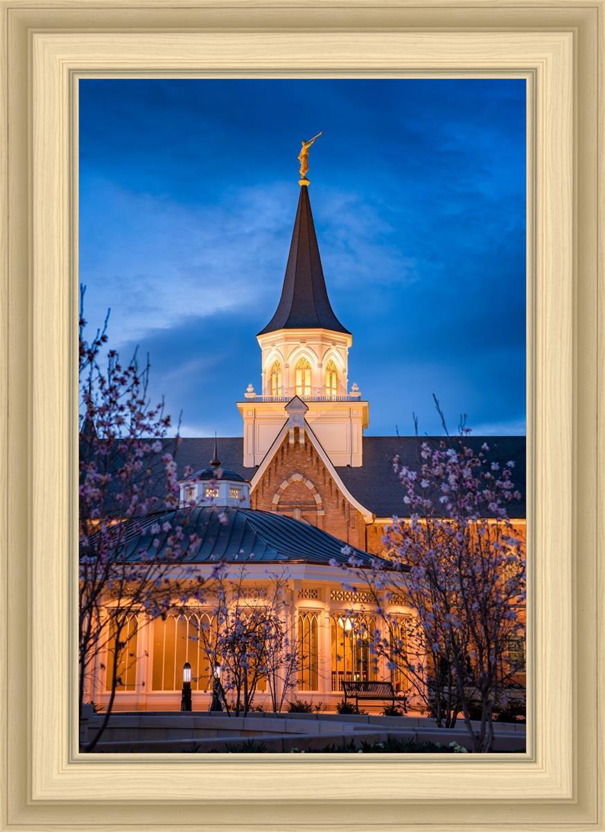Provo City Center Blue and Gold