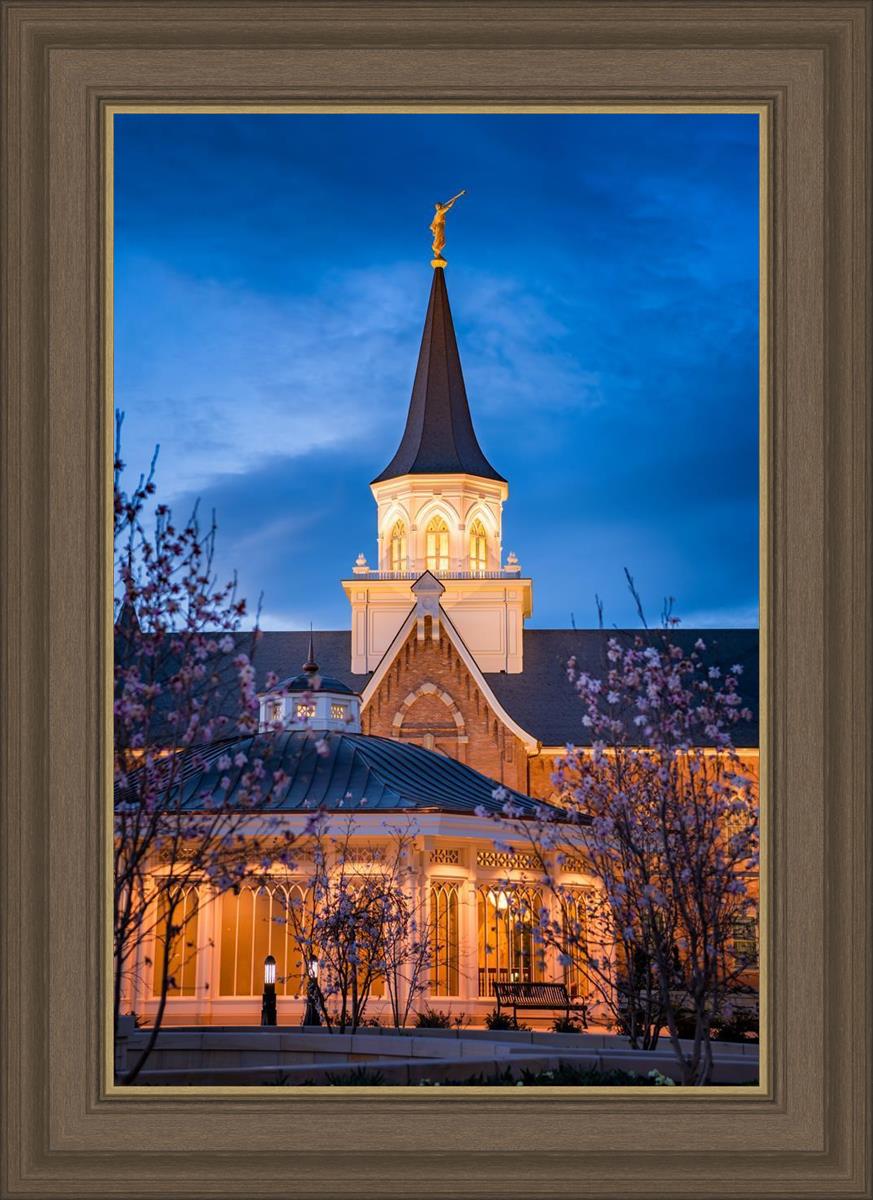 Provo City Center Blue and Gold