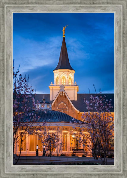 Provo City Center Blue and Gold