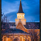 Provo City Center Blue and Gold