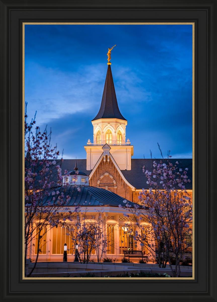 Provo City Center Blue and Gold