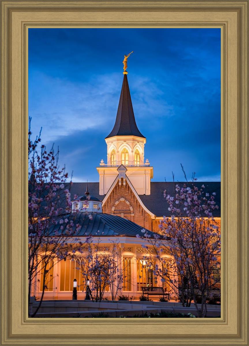 Provo City Center Blue and Gold