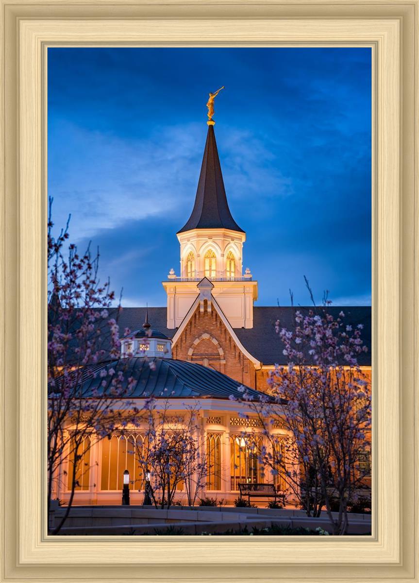 Provo City Center Blue and Gold