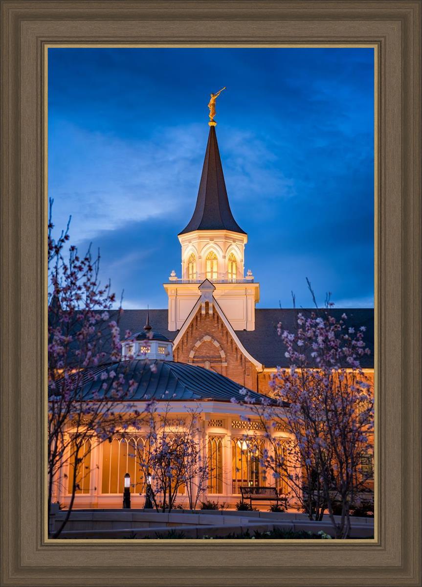 Provo City Center Blue and Gold