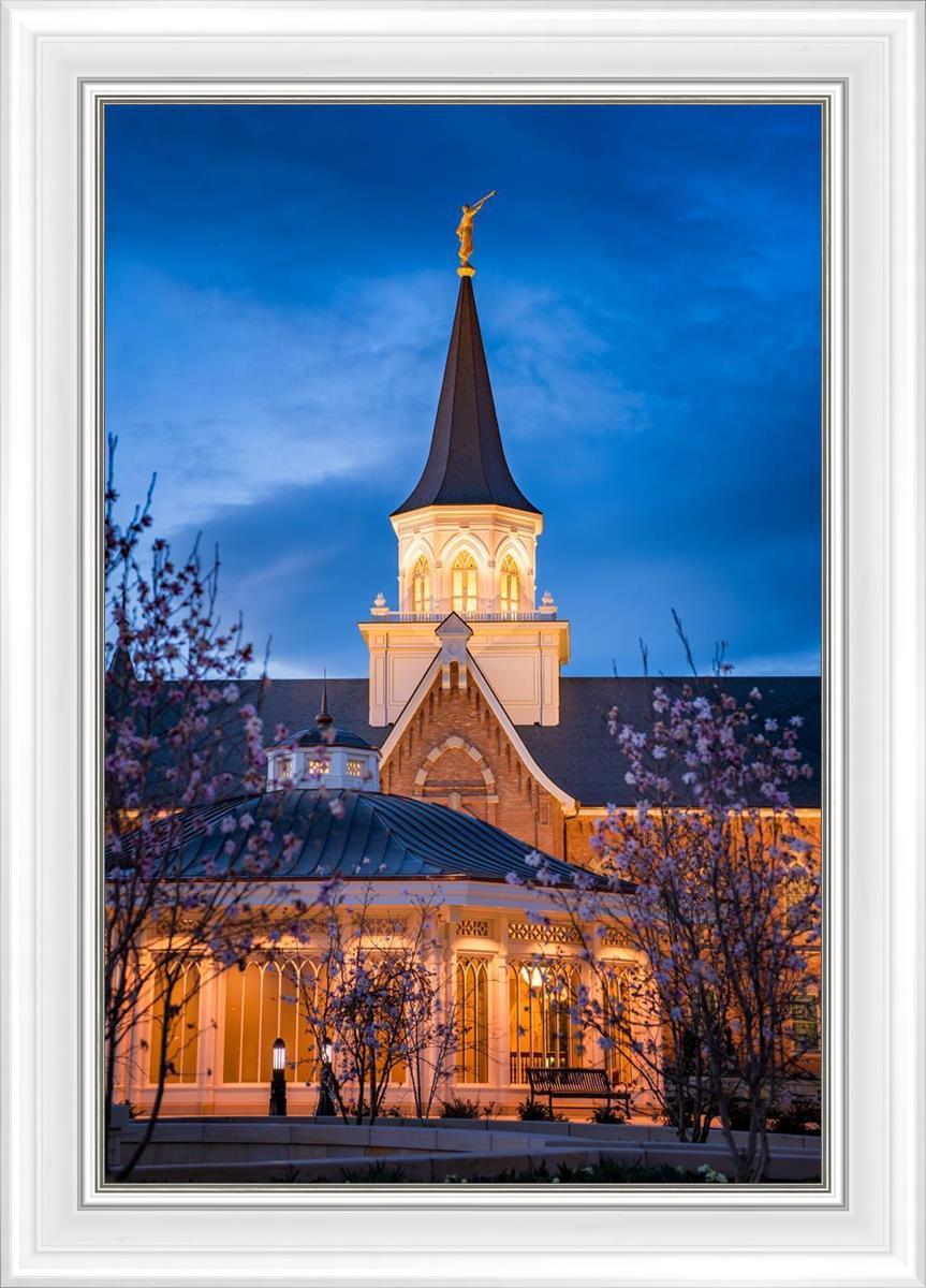 Provo City Center Blue and Gold