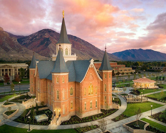Provo City Center Aerial Gallery Wrap