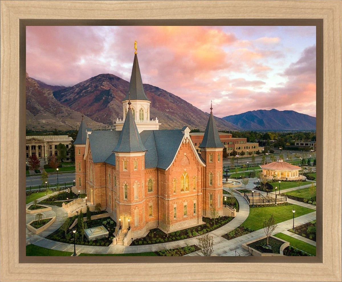 Provo City Center Aerial Gallery Wrap