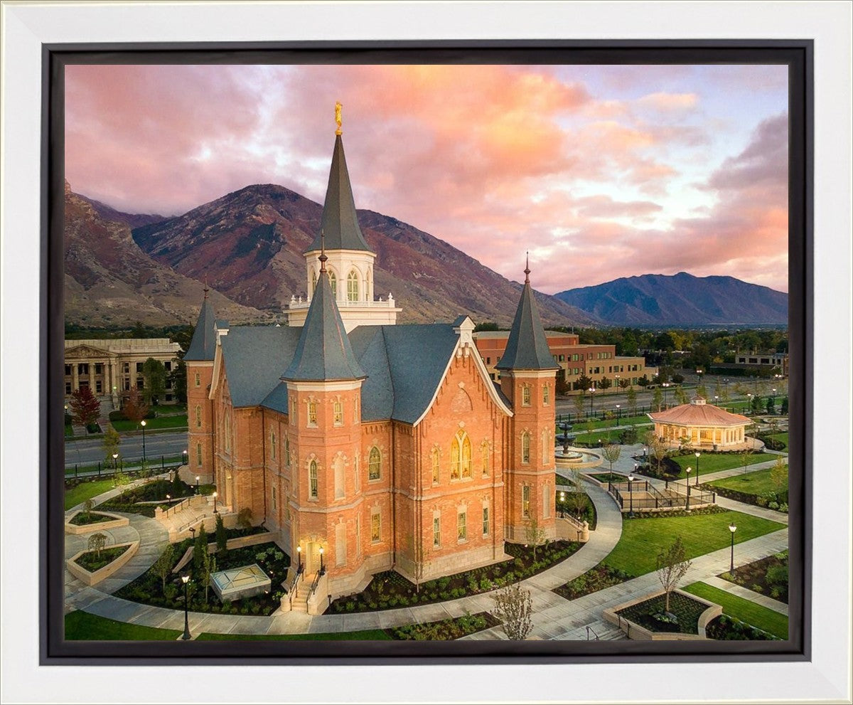 Provo City Center Aerial Gallery Wrap