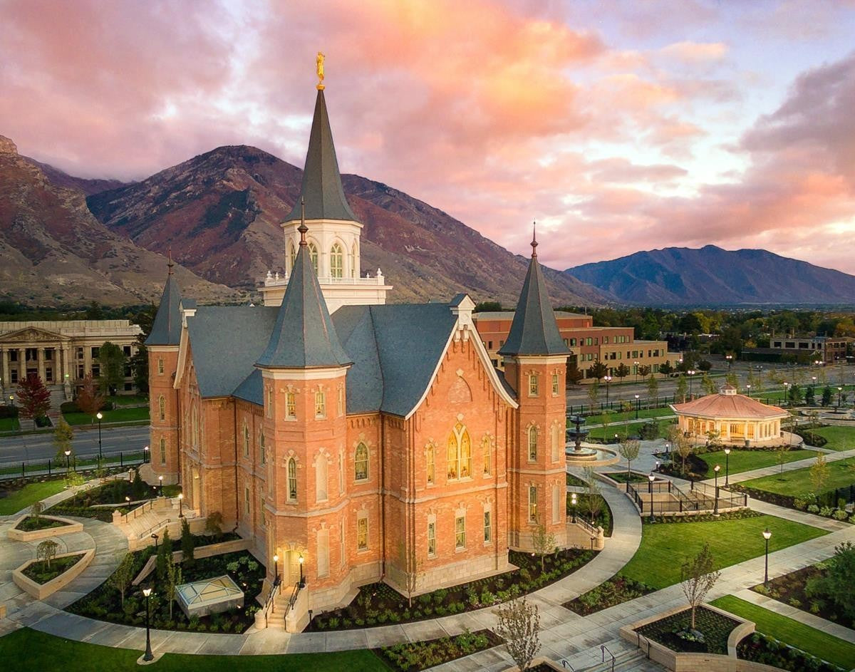 Provo City Center Aerial Gallery Wrap