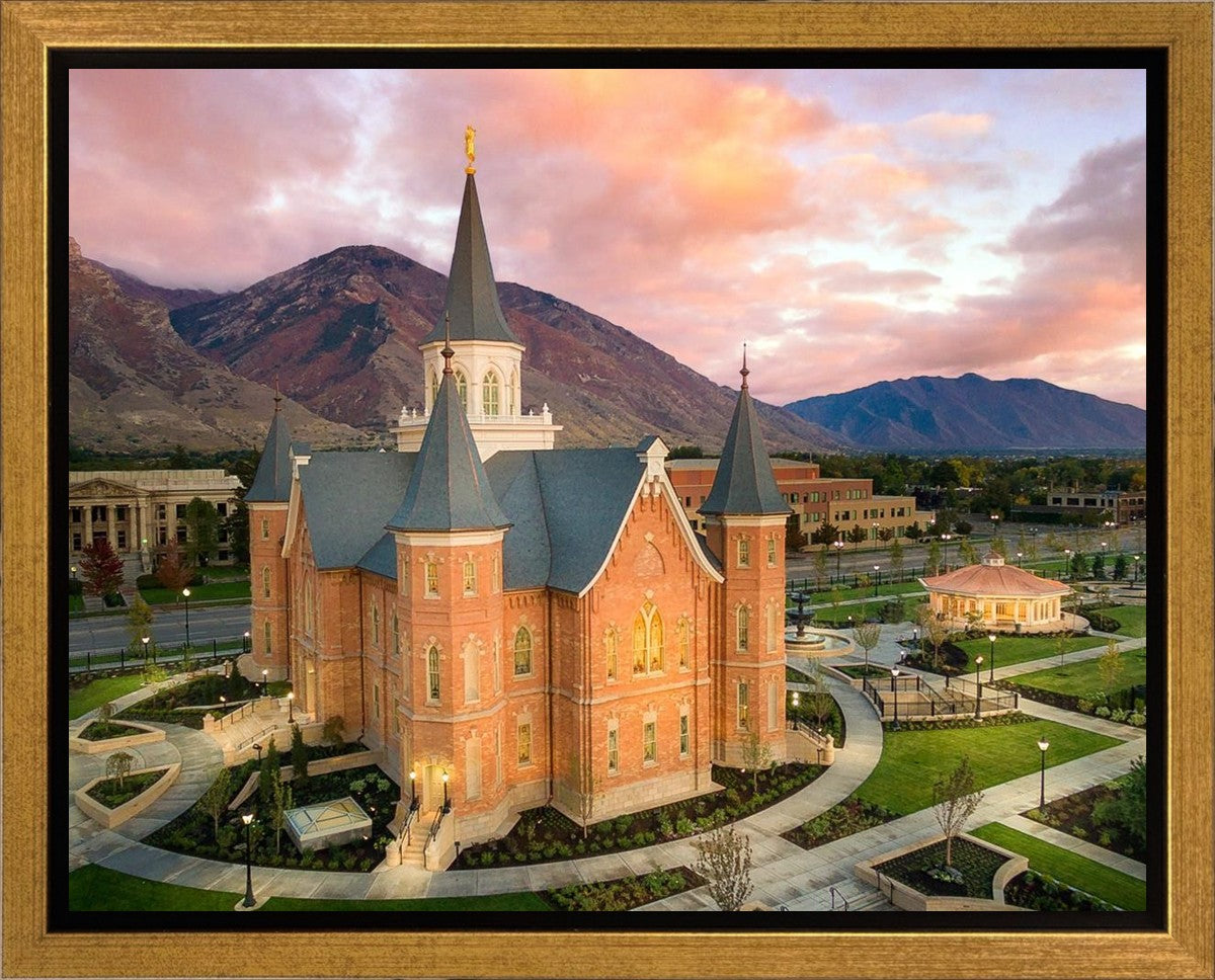 Provo City Center Aerial Gallery Wrap