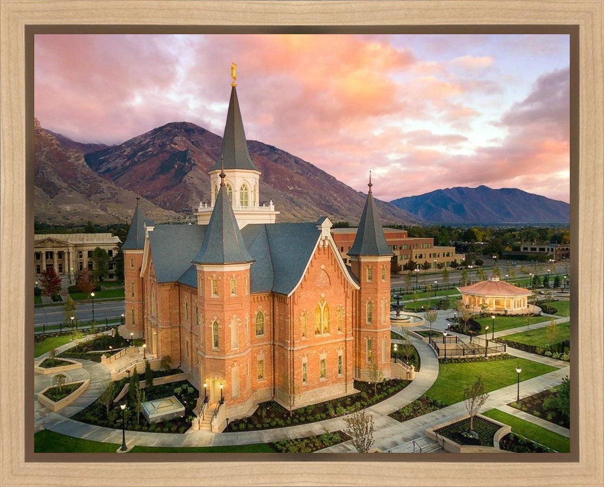 Provo City Center Aerial Gallery Wrap